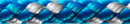 8-Plaited Dinghy, Polyester-Leine, 4 mm blau/silber, Robline