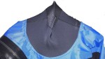 Trockenanzug Sailing-Standard Nylon Schwarz/Royalblau, Neopren-Manschetten, Füßlinge aus Latex Dry Fashion 146