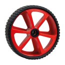 Ersatzrad Vollgummi 26 cm rot-schwarz Smallstar Optiparts