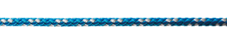 8-Plaited Dinghy, Polyester-Leine, 6 mm, blau/silber Robline